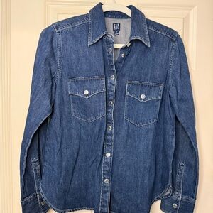 GAP Denim Blue Casual Shirt